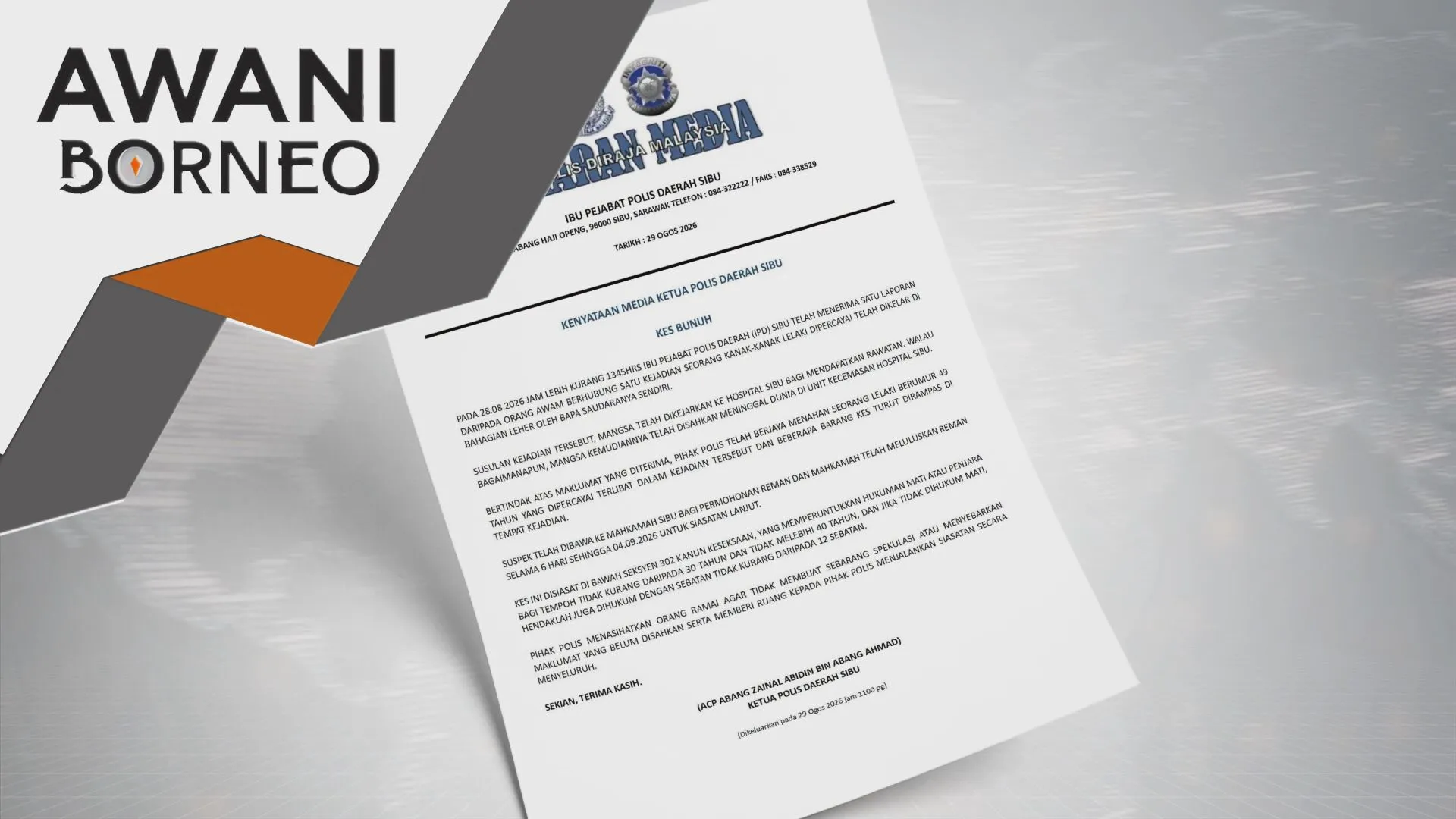 Budak lelaki maut akibat cedera di leher, bapa saudara direman