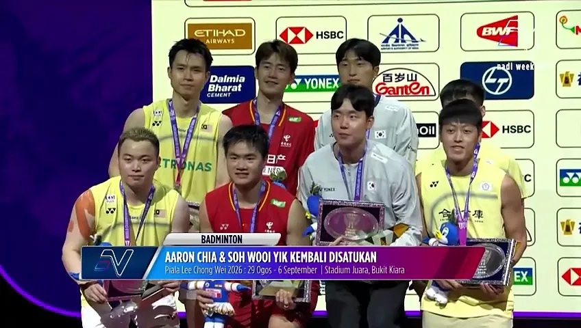 Aaron Chia & Soh Wooi Yik akan kembali bergandingan selepas Sukan Asia 2026