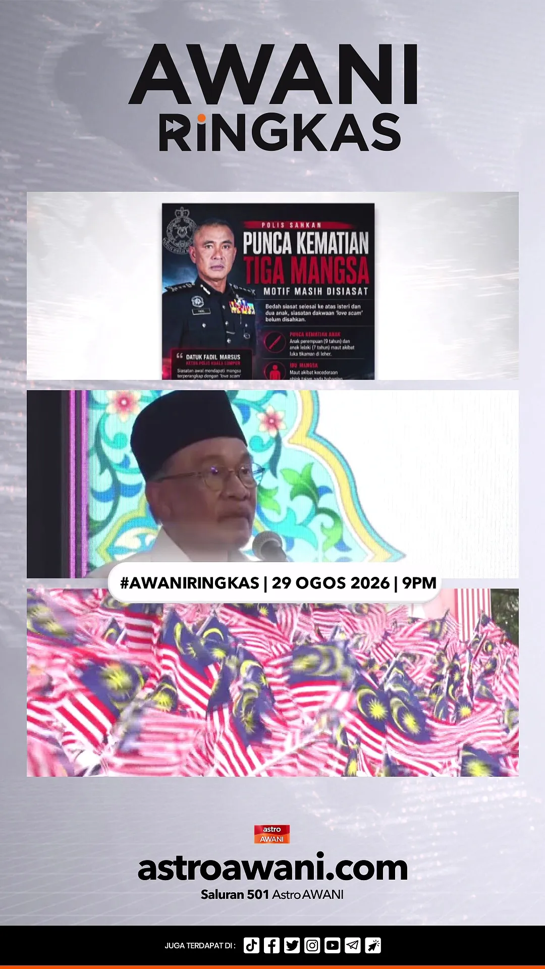 #AWANIRingkas 29 Ogos 2026 | 9PM