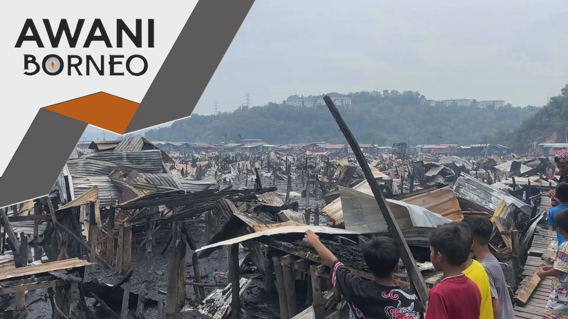 Api marak dan merebak cepat, atuk tidak sempat selamatkan cucu
