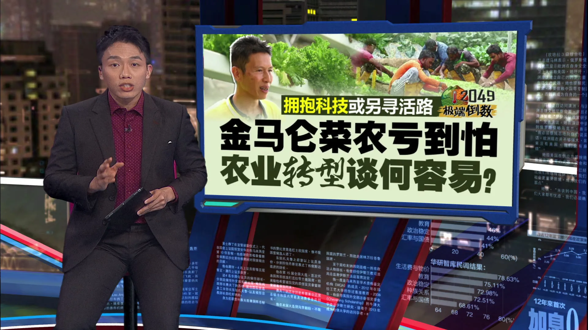 菜农转型难、靠观光倒贴   科技雨棚能救金马仑？