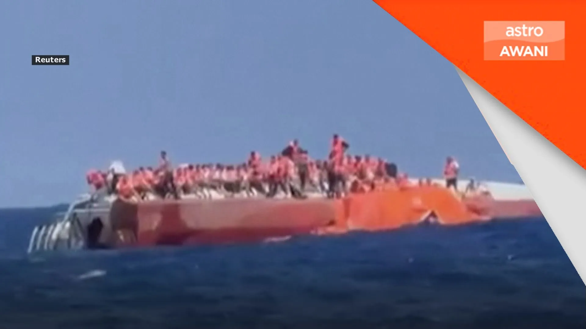 Feri bawa 267 penumpang terbalik di perairan Cyprus utara, sekurang-kurangnya lapan maut