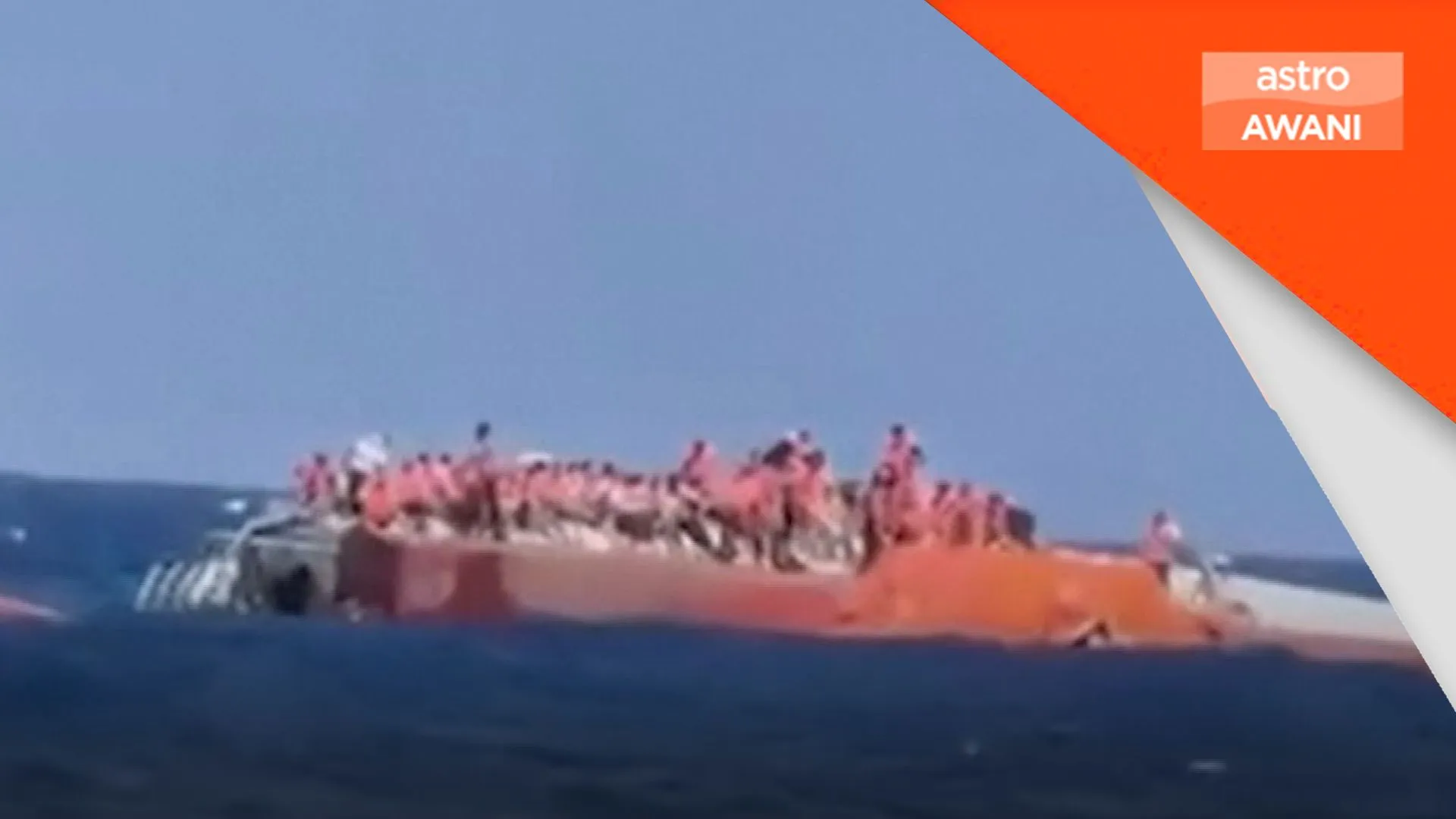 Feri bawa 267 penumpang terbalik di perairan Cyprus Utara, sekurang-kurangnya lapan maut
