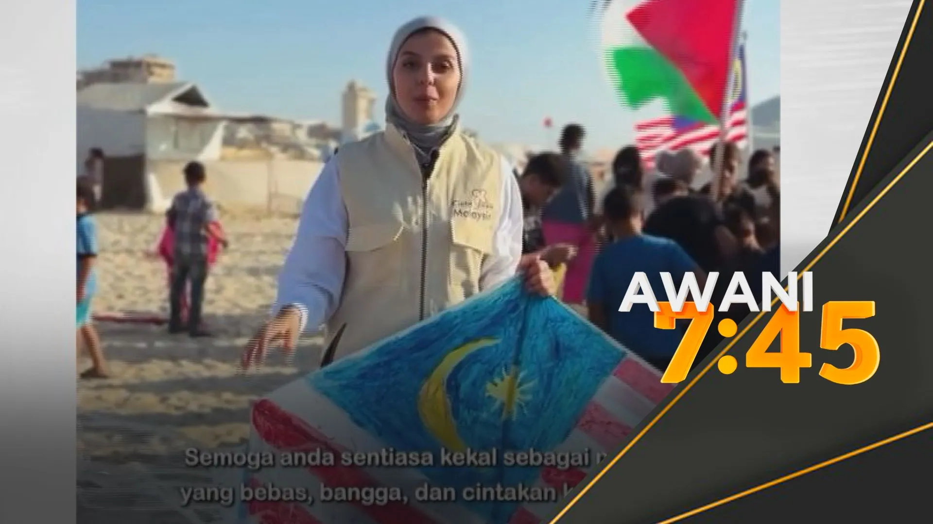 Konflik Asia Barat: 69 layang-layang dari pantai Gaza tanda kasih buat Malaysia