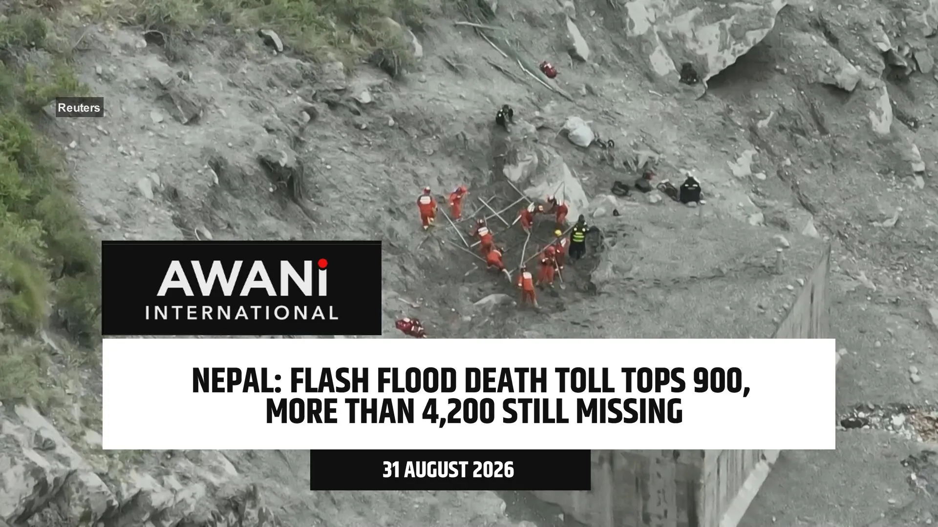 Nepal: Flash flood death toll tops 900, more than 4,200 still missing