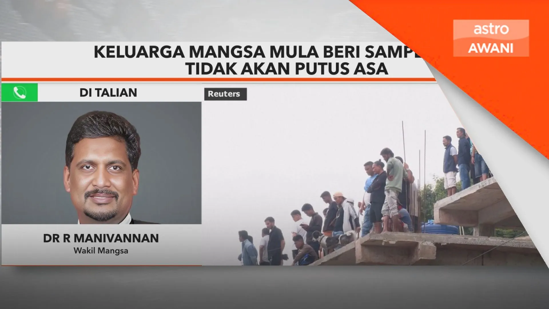 Keluarga mangsa mula beri sampel DNA, tidak akan putus asa