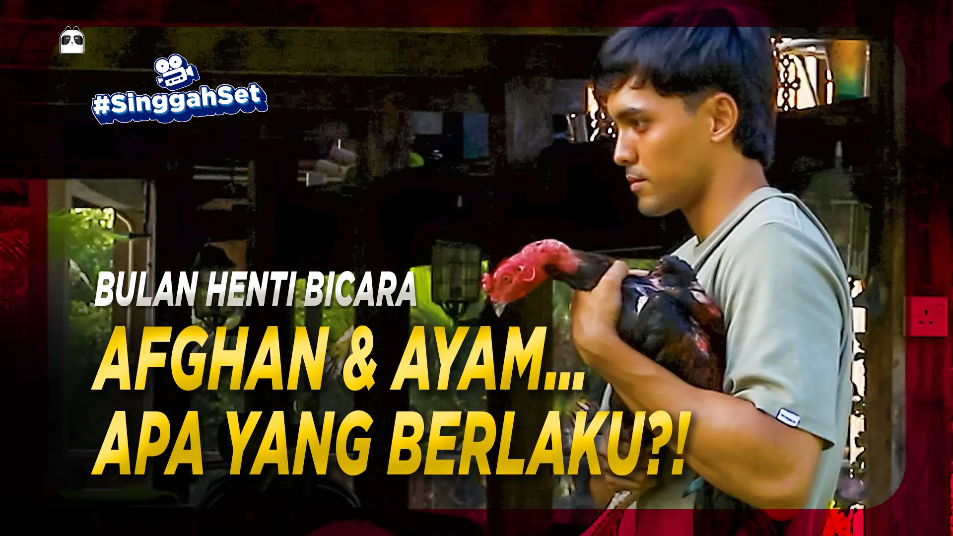 BULAN HENTI BICARA: AFGHAN DENGAN AYAM... APA YANG BERLAKU? | #SinggahSet
