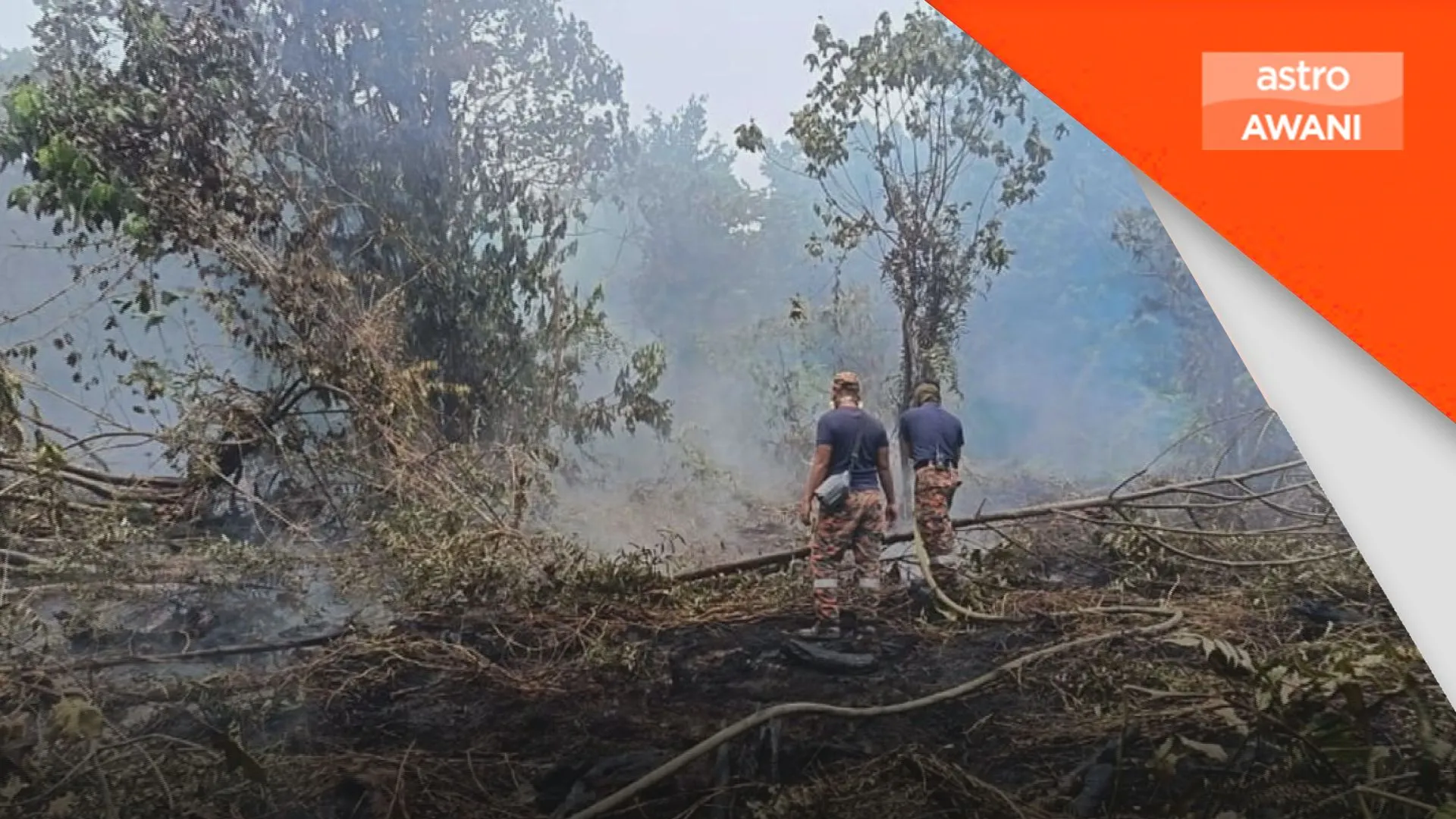 JAS Sarawak pantau kebakaran belukar, tanah gambut di Daro