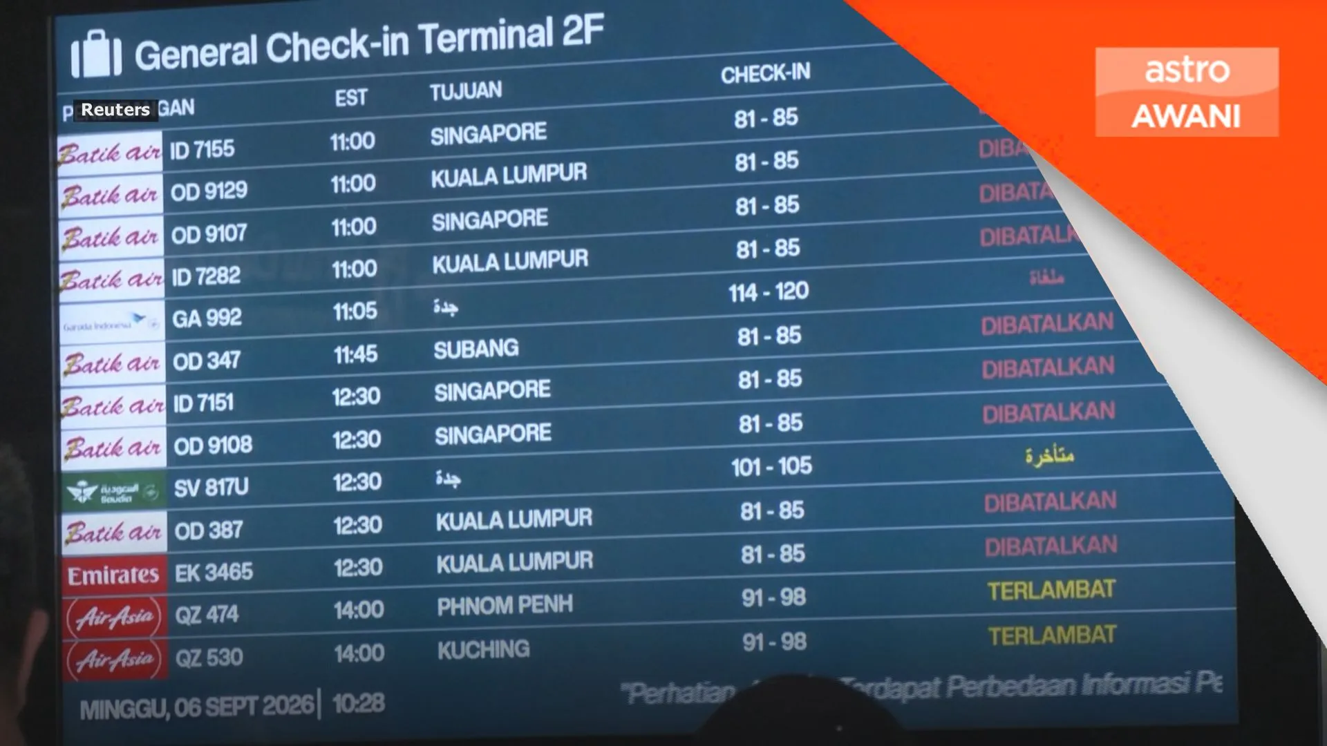 Fenomena alam: Gunung Anak Krakatau meletus, 1,500 penerbangan terjejas