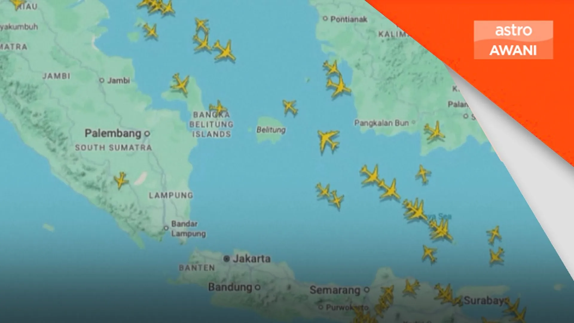 Tujuh lapangan terbang Indonesia masih ditutup akibat abu Gunung Anak Krakatau