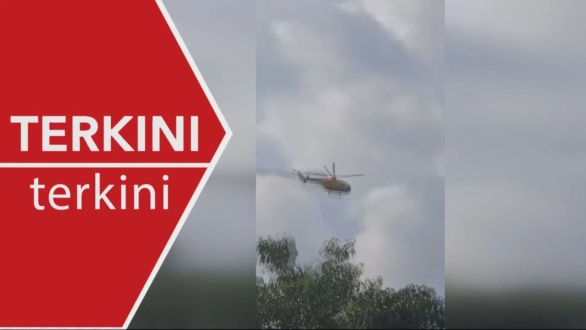 Helikopter dipercayai bawa doktor terhempas di Long Lellang, Ulu Baram