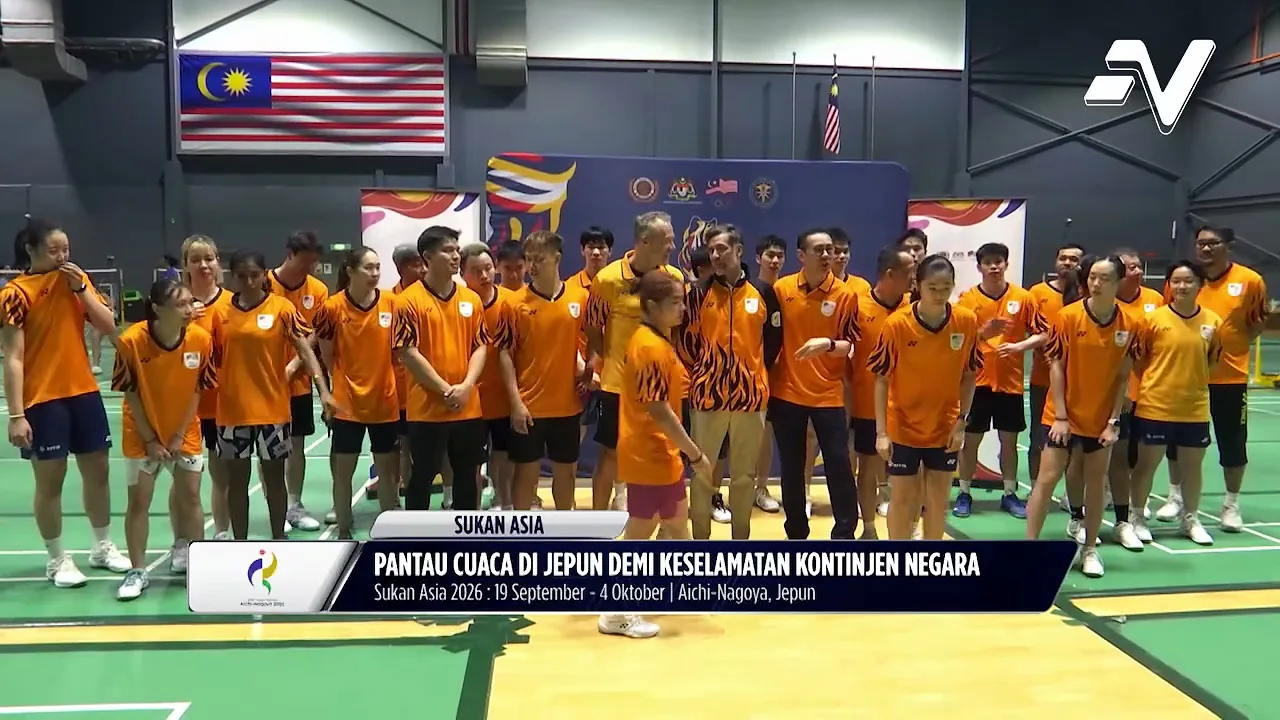 Timbalan CDM Sukan Asia, Azlan Iskandar sentiasa pantau keadaan semasa di Jepun berikutan hujan lebat yang melanda beberapa kawasan