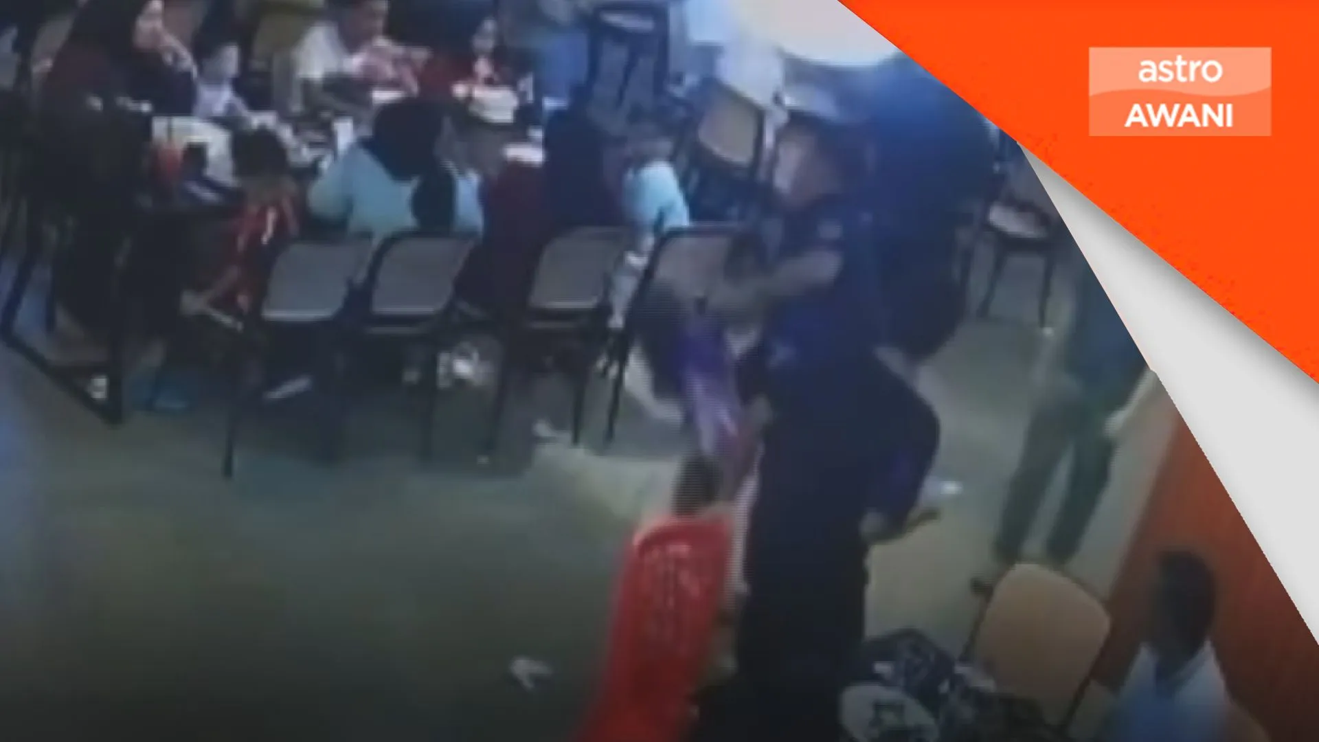 Polis buka kertas siasatan video lelaki sepak kanak-kanak perempuan di kedai makan