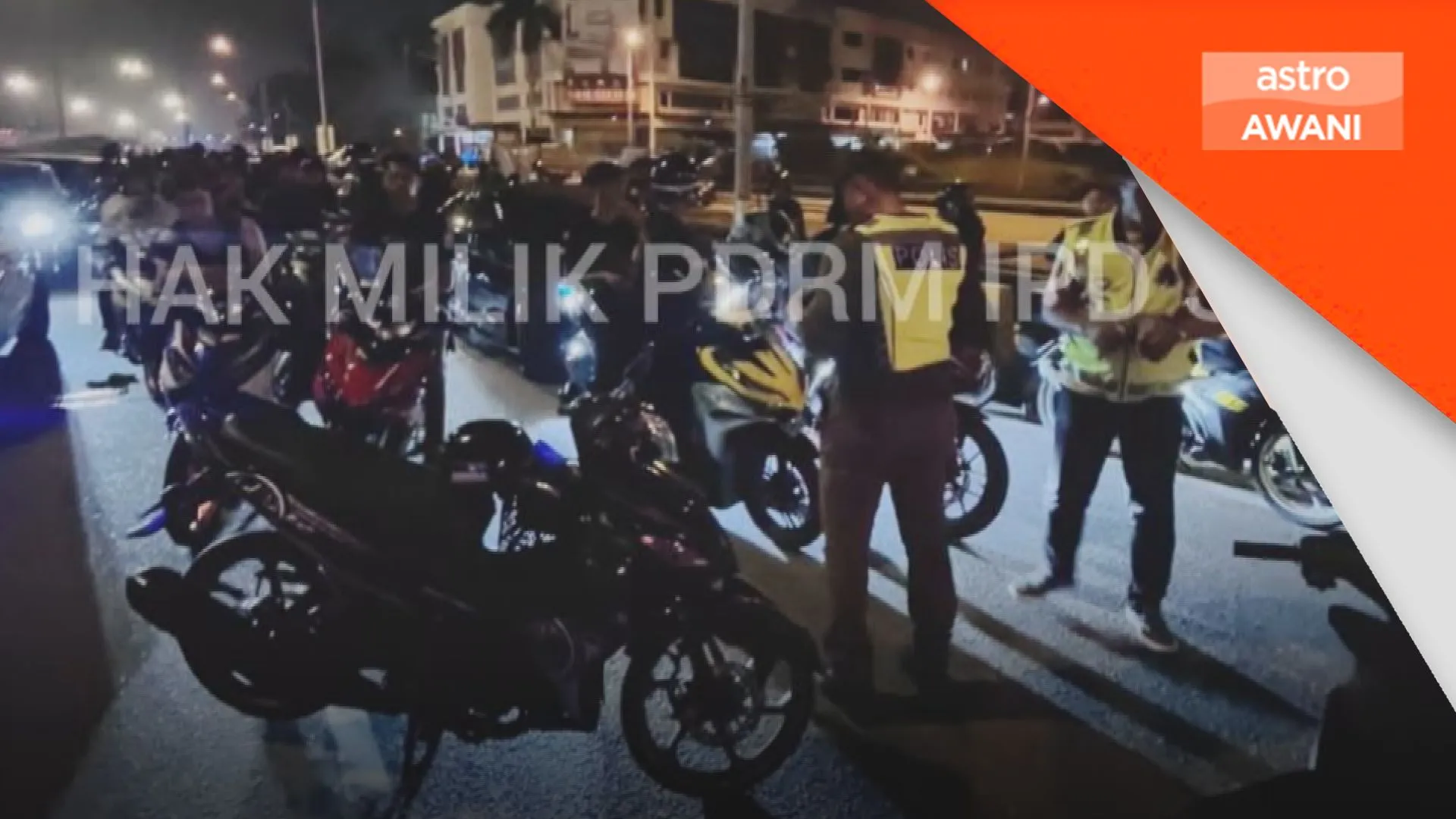 124 motosikal disita, 10 individu ditahan di Permatang Pauh