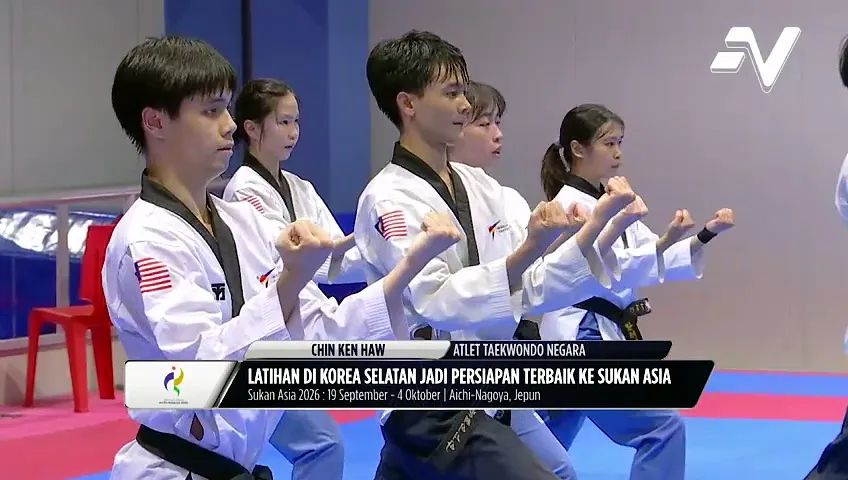 Kepulangan skuad taekwondo negara dari Korea Selatan jadi azimat buat Chin Ken Haw lakar kejutan di Sukan Asia