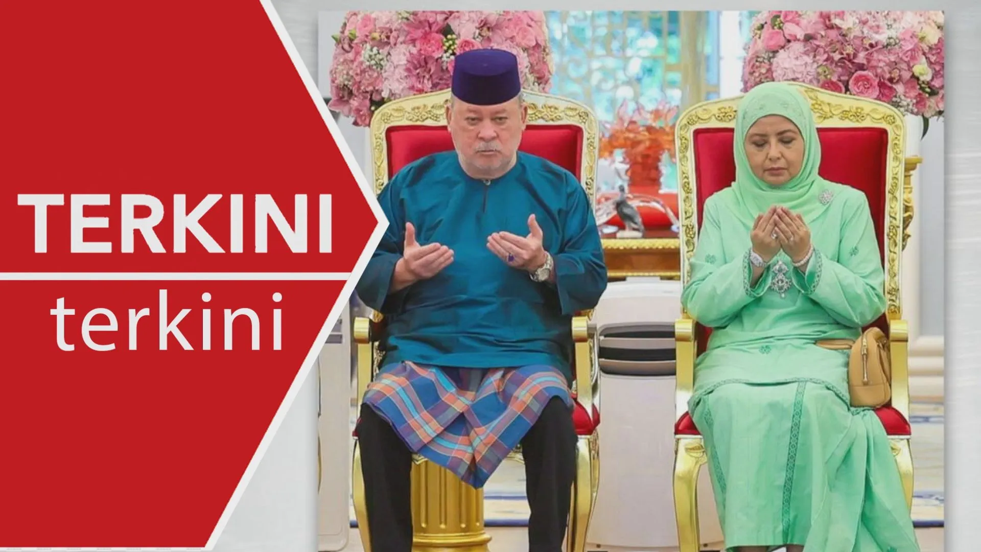 [TERKINI] Agong, Raja Permaisuri nasihat rakyat jaga kesihatan, pakai pelitup muka