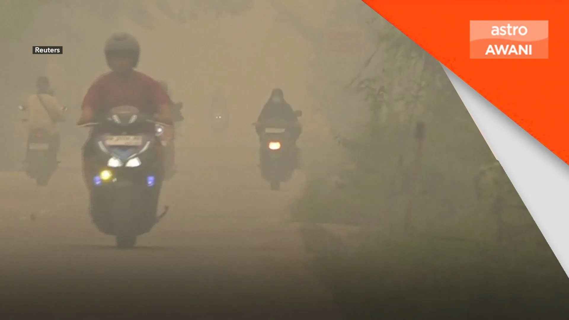 Kebakaran hutan Indonesia cetus jerebu tebal
