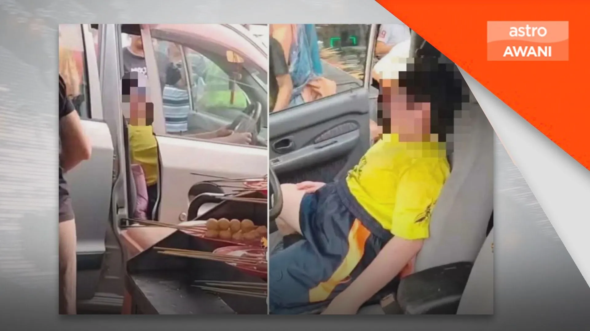 Remaja 14 tahun pandu kereta langgar dua kenderaan di Perai