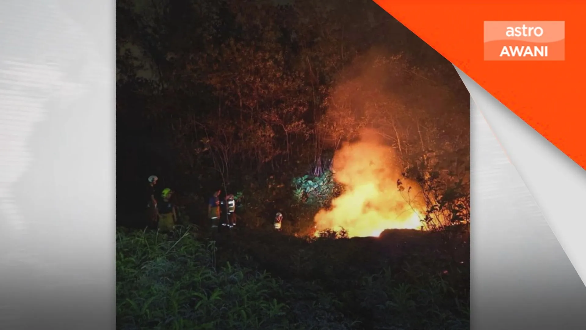 Kebakaran hutan di Desaminium Rimba berulang malam tadi