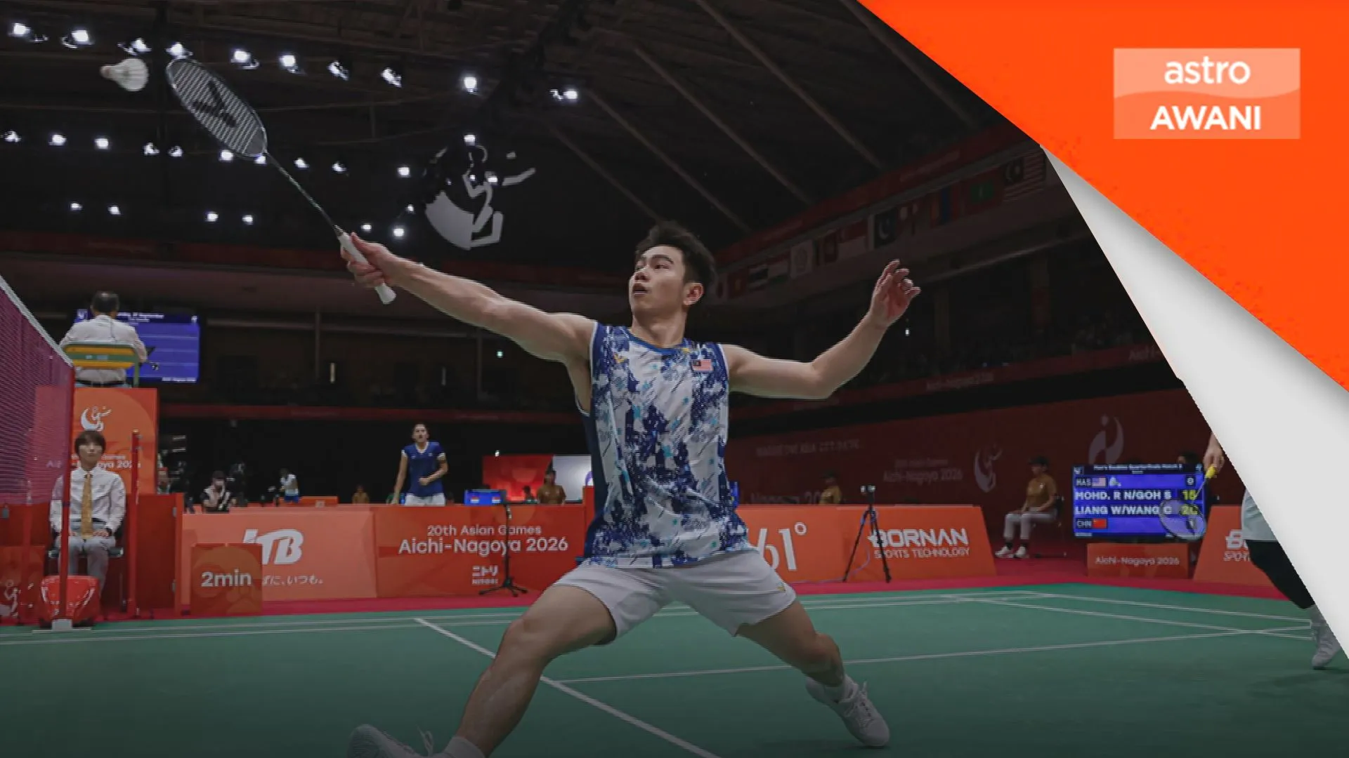 Sze Fei-Izzuddin terkandas di suku akhir Sukan Asia
