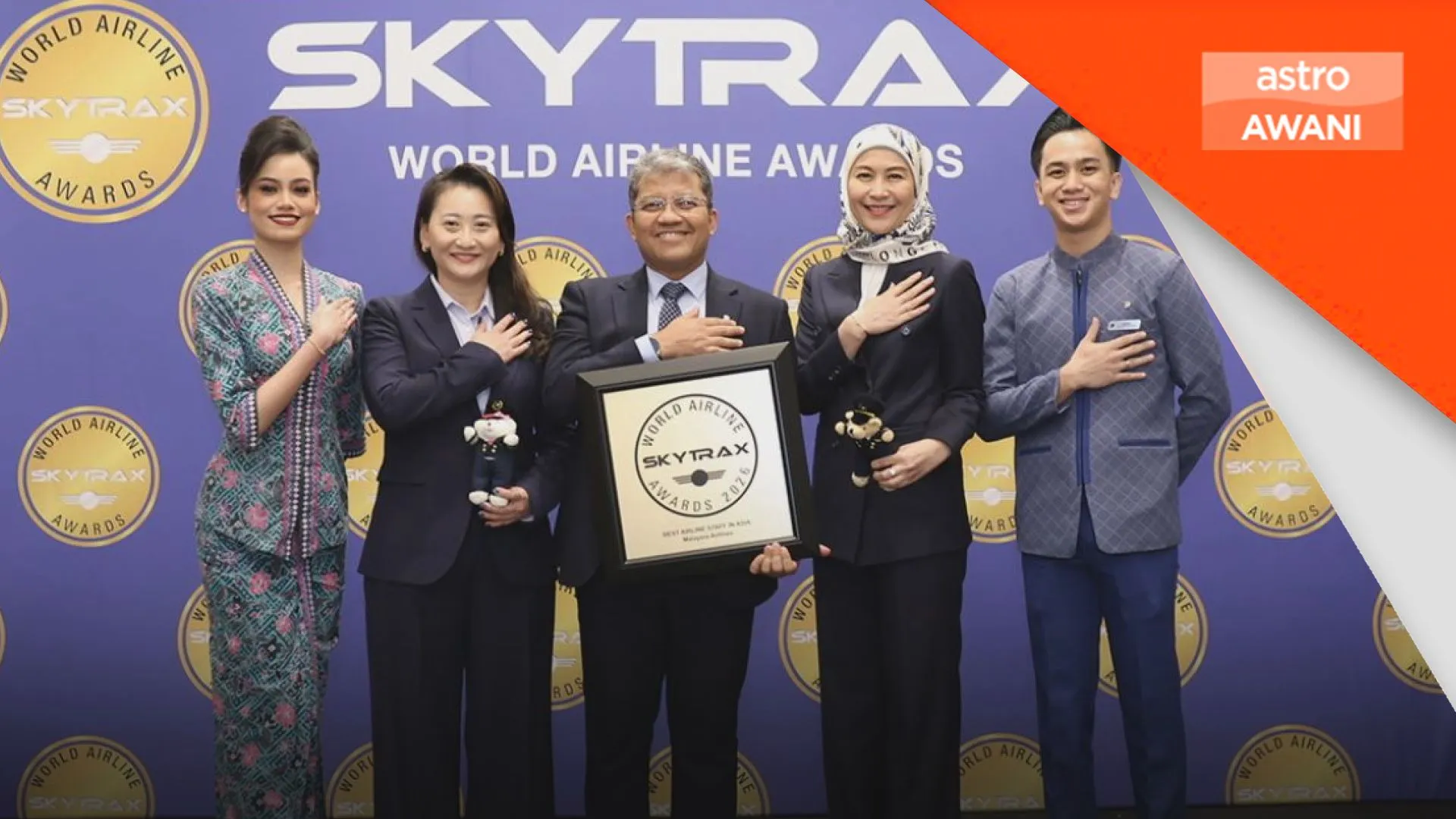 Malaysia Airlines dinobat Kakitangan Penerbangan Terbaik Asia