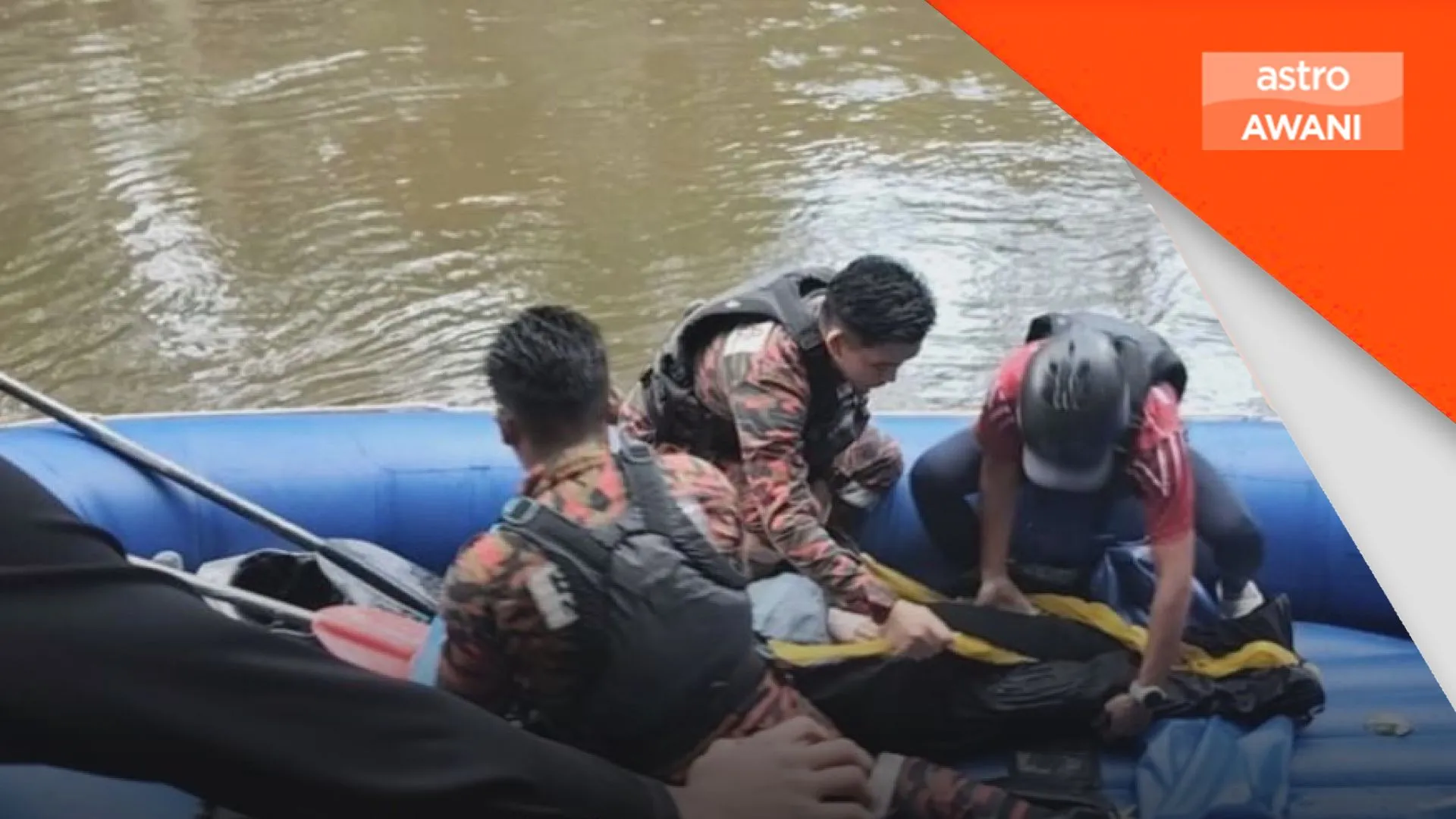 Wanita maut selepas bot rafting terbalik di Sungai Pertak