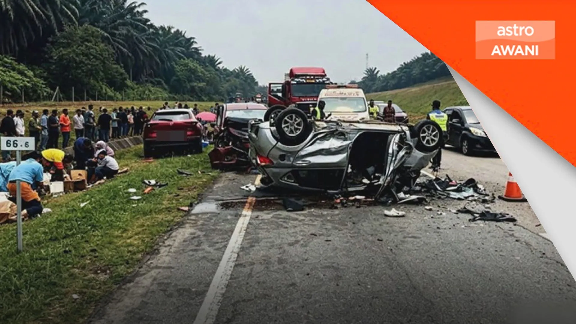 Seorang maut, enam cedera nahas di Lebuhraya Senai-Desaru