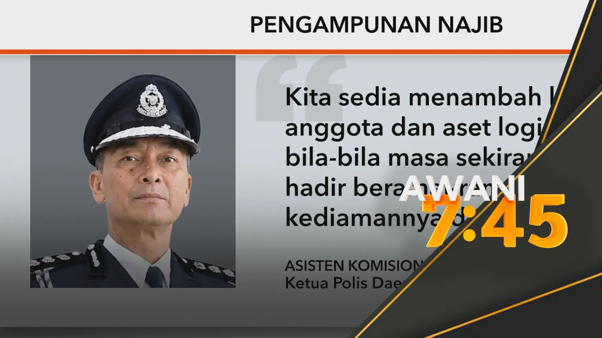 Polis sedia tambah anggota jika penyokong himpun