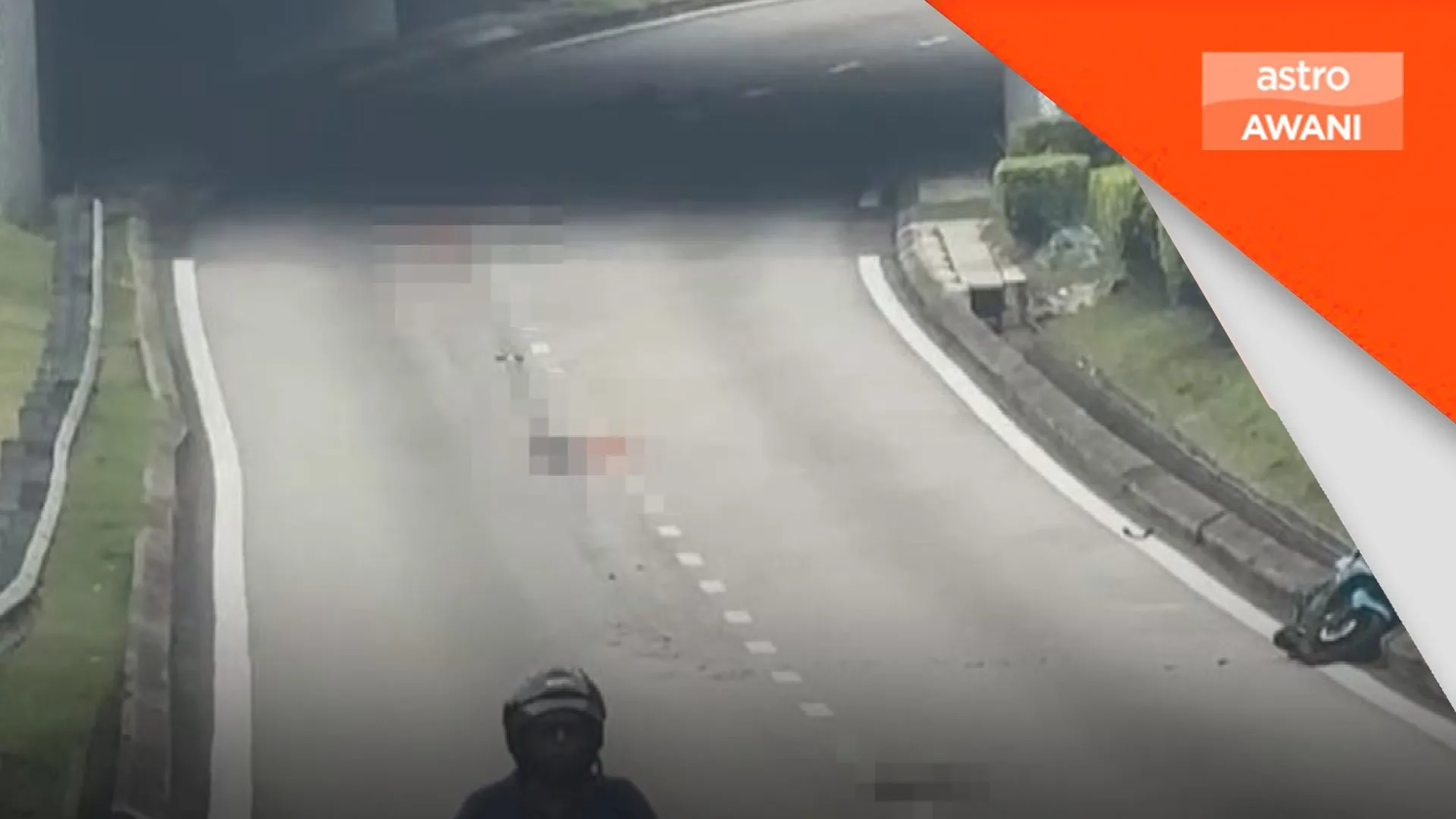 Penunggang motosikal maut dalam nahas tiga kenderaan