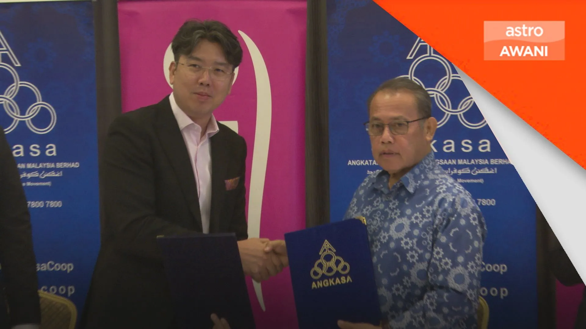 Angkasa, Astro meterai MOU perkukuh kerjasama kandungan