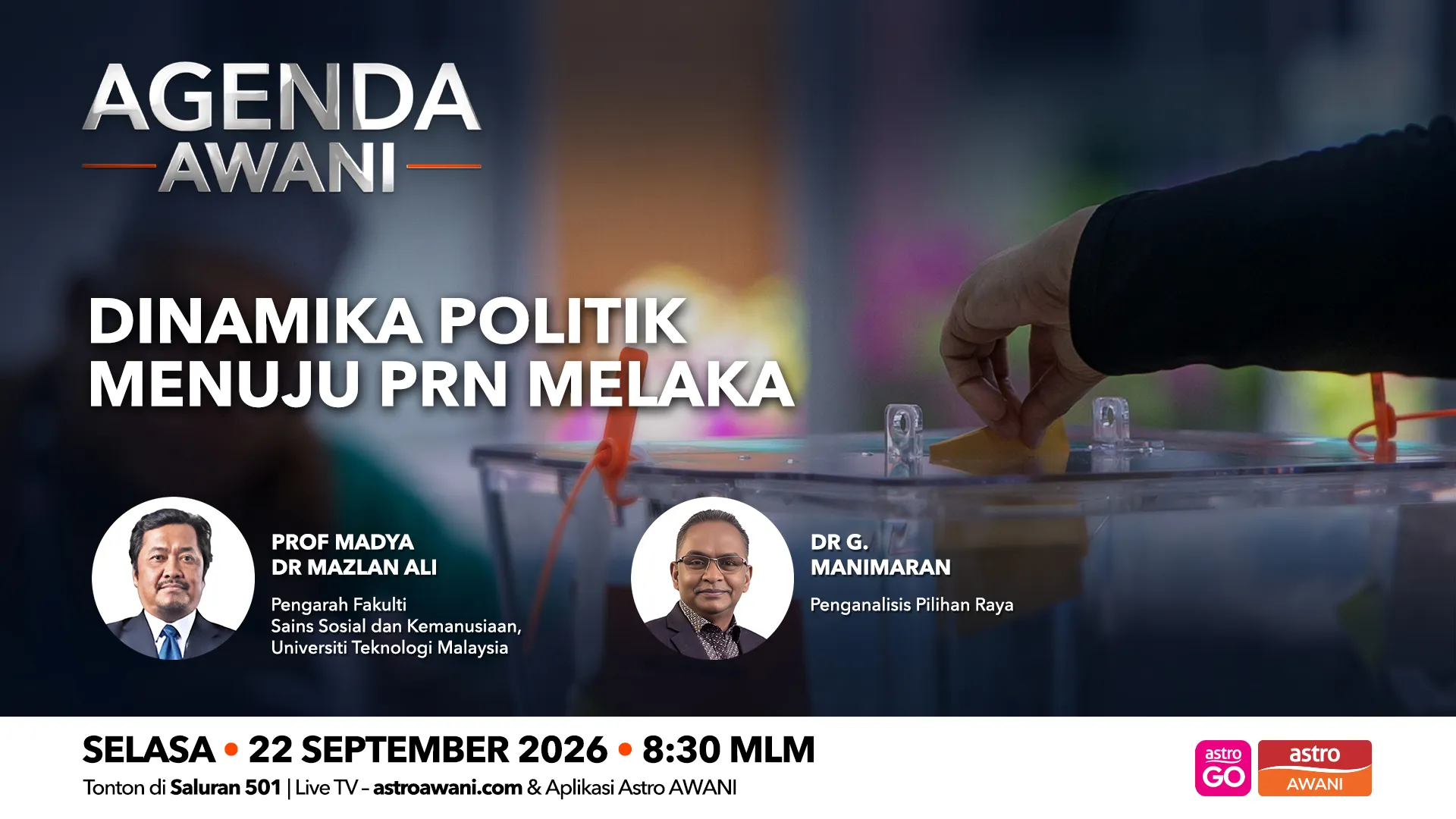 Agenda AWANI: Dinamika politik menuju PRN Melaka