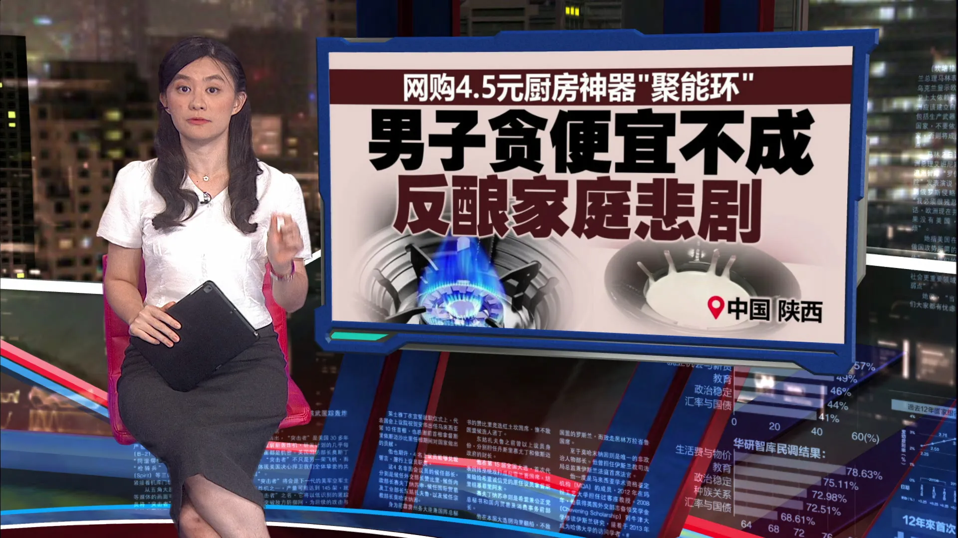 网购4.5元厨房神器“聚能环”   男子贪便宜不成妻儿一氧化碳中毒亡