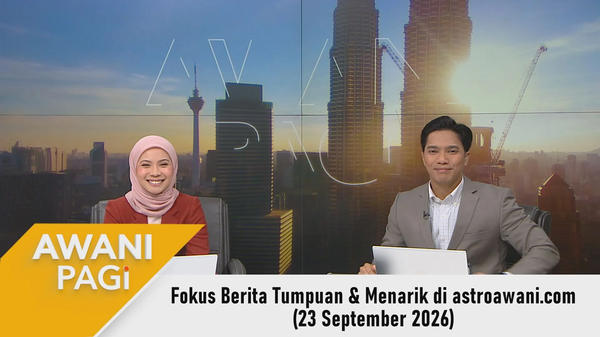 AWANI Pagi: Berita tumpuan & menarik di astroawani.com [23 September 2026]