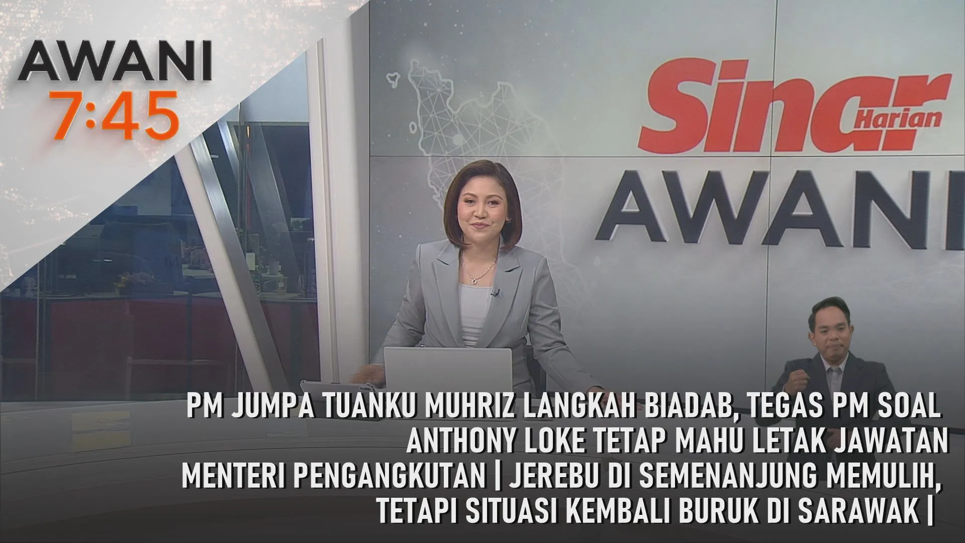 AWANI 7:45 [23/9/2026] – Langkah biadab, tegas PM soal tindakan MB, Exco Negeri Sembilan | Anthony Loke tetap mahu letak jawatan Menteri Pengangkutan | Jerebu di semenanjung memulih, tetapi situasi kembali buruk di