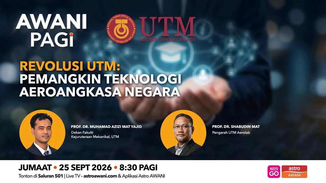 AWANI Pagi: Revolusi UTM | Pemangkin teknologi aeroangkasa negara