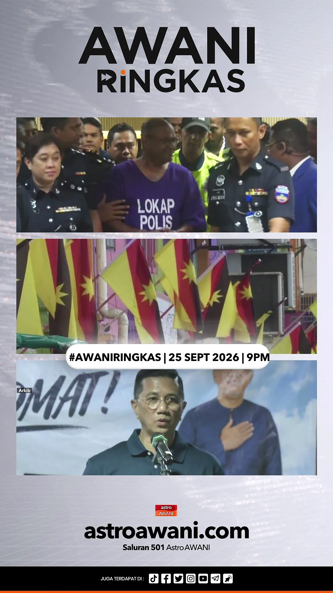 #AWANIRingkas 25 September 2026 | 9PM