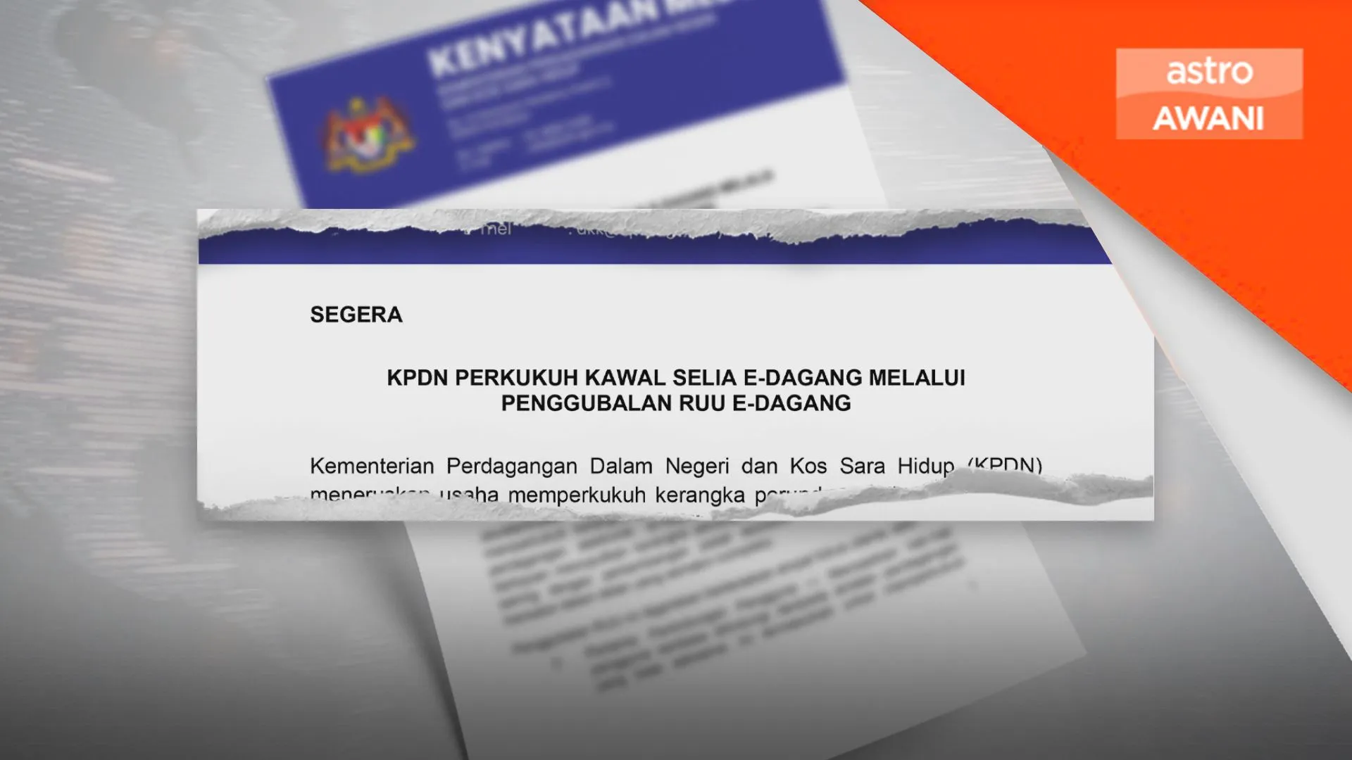 KPDN perkukuh kawal selia e-dagang melalui penggubalan RUU