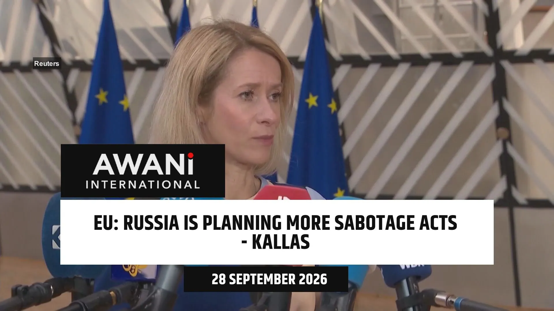 Russia is planning more sabotage acts, says EU's top diplomat