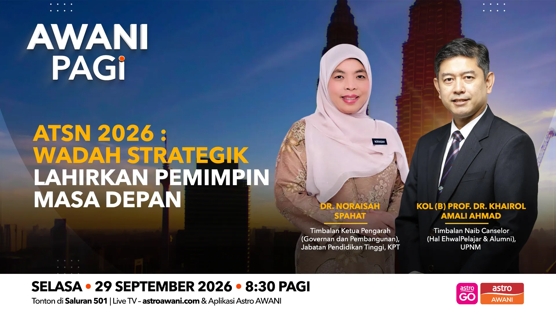 AWANI Pagi: ATSN 2026 | Wadah strategik lahirkan pemimpin masa depan