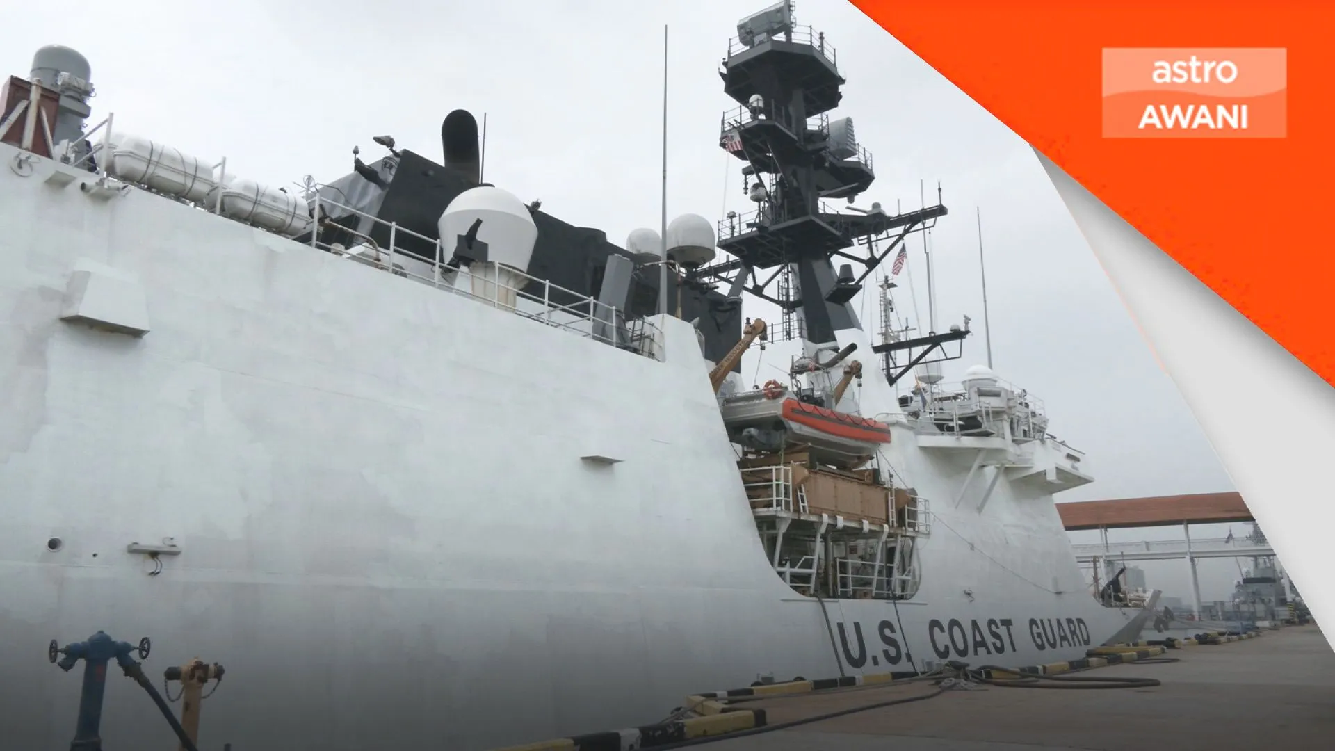 USCGC Bertholf dan APMM terus kerjasama maritim di Sabah