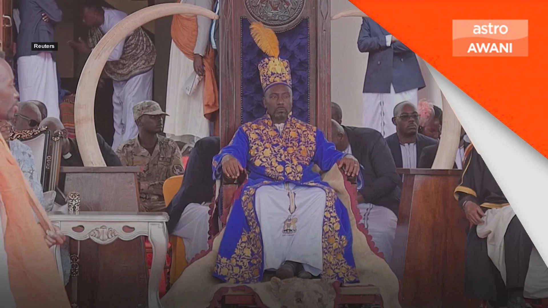 Wartawan ditabal raja di Uganda