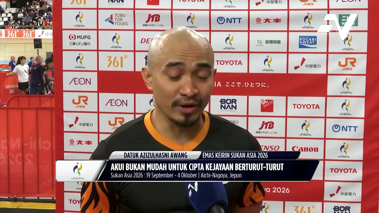 Datuk Azizulhasni Awang rangkul Emas Keirin pada usia 38 tahun