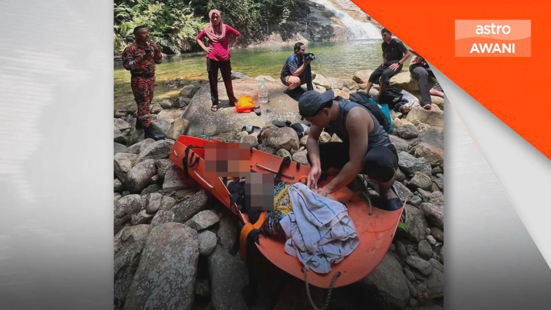 Penolong pegawai perubatan lemas di Air Terjun Chemerong