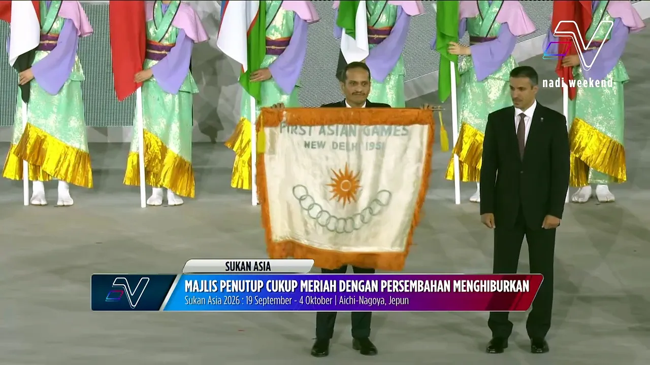Sukan Asia 2026: Selepas lebih tiga minggu, Aichi - Nagoya akhirnya melabuhkan tirai secara rasmi