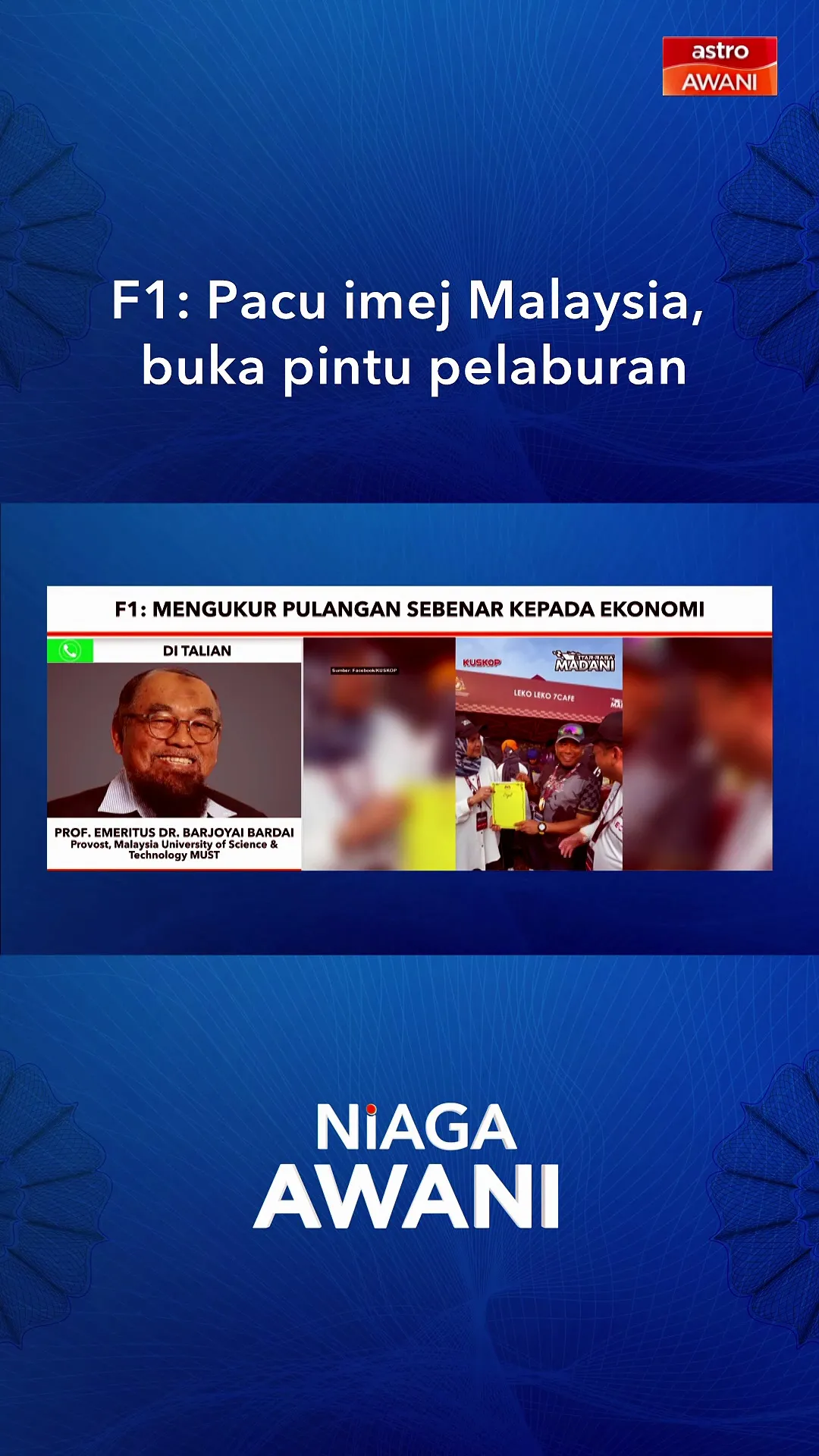 F1: Pacu imej Malaysia, buka pintu pelaburan