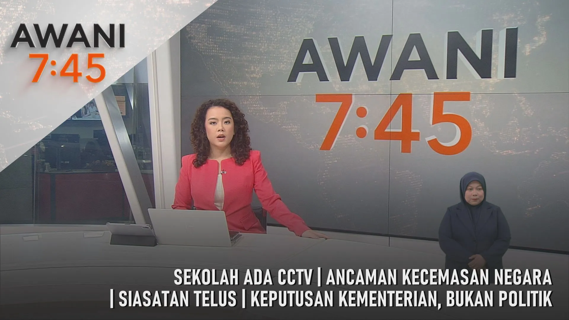 AWANI 7:45 [5/10/2026] – Sekolah Ada CCTV | Ancaman Kecemasan Negara | Siasatan Telus | Keputusan Kementerian, Bukan Politik