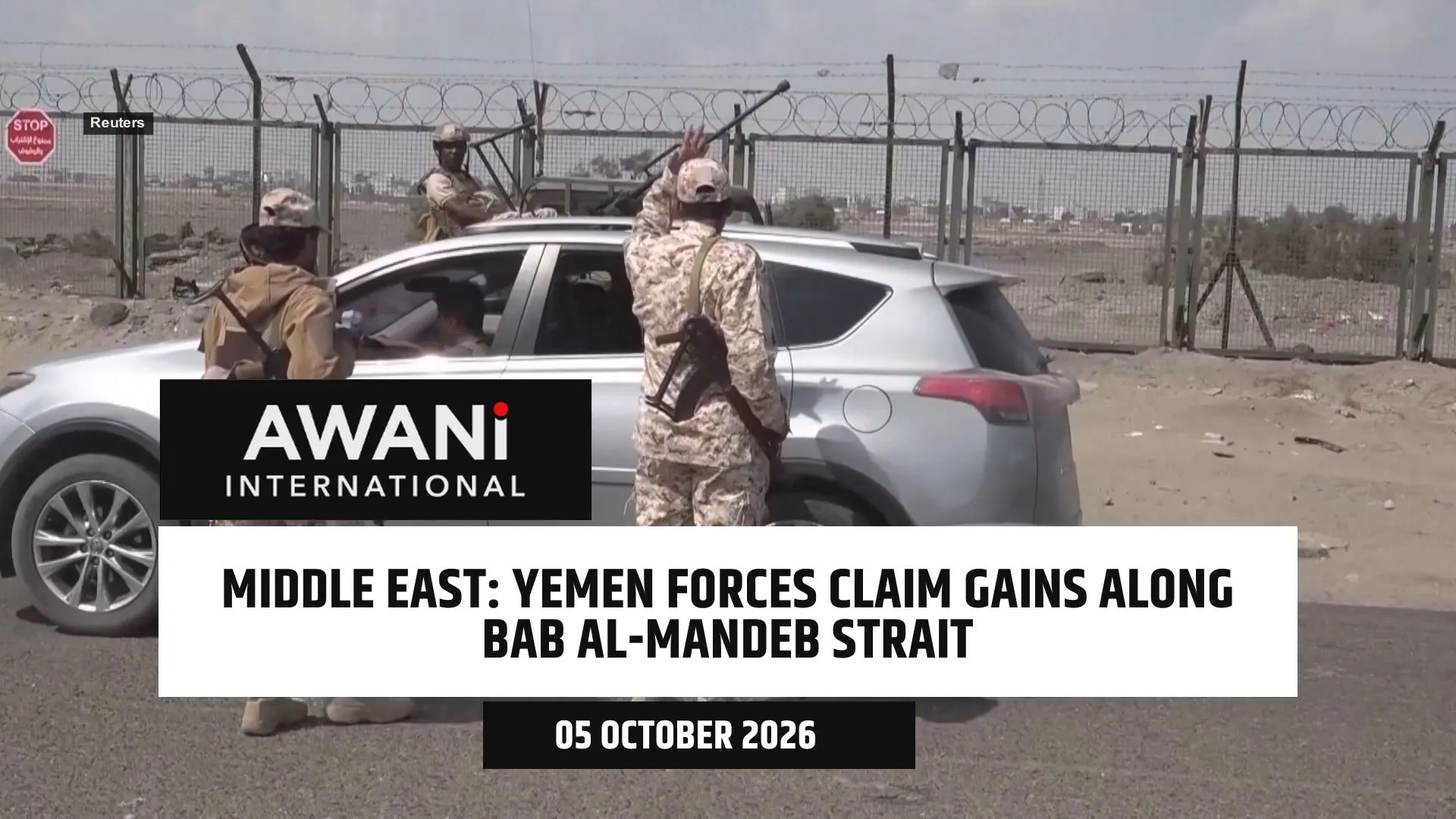 Yemen forces claim gains along Bab Al-Mandeb Strait