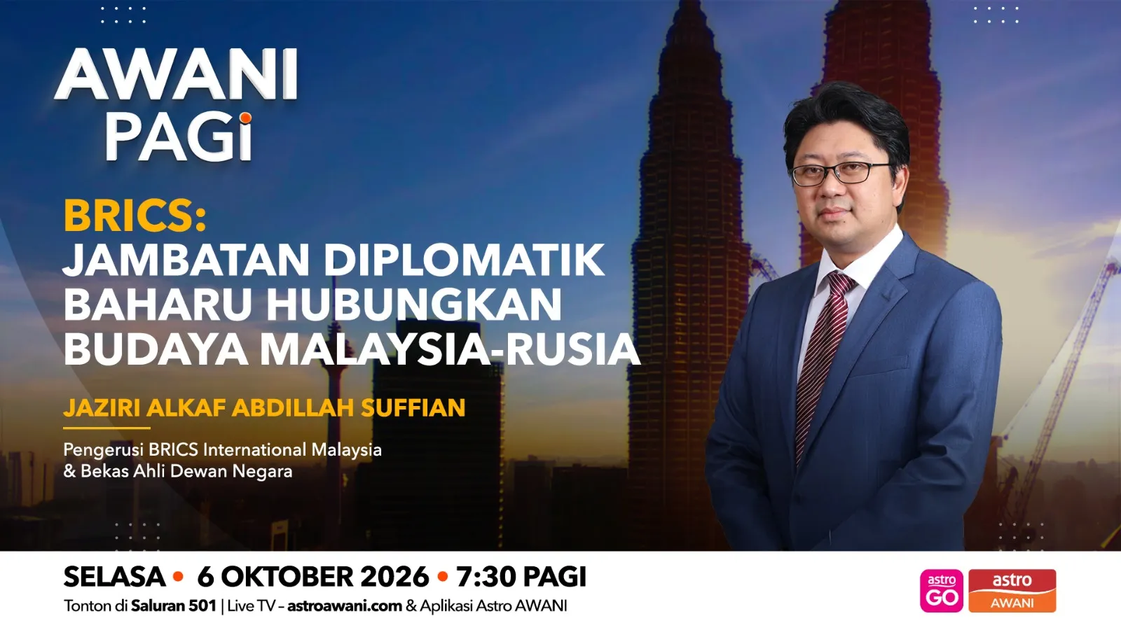 AWANI Pagi: BRICS | Jambatan diplomatik baharu hubungkan budaya Malaysia-Rusia