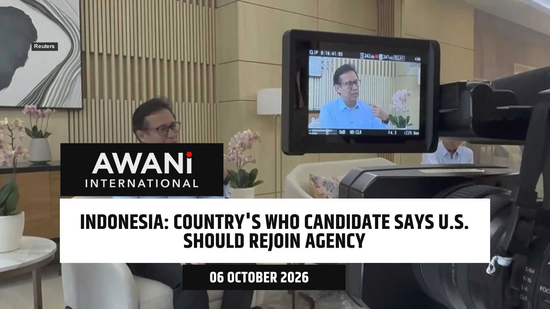 Indonesia's WHO candidate says US should rejoin agency