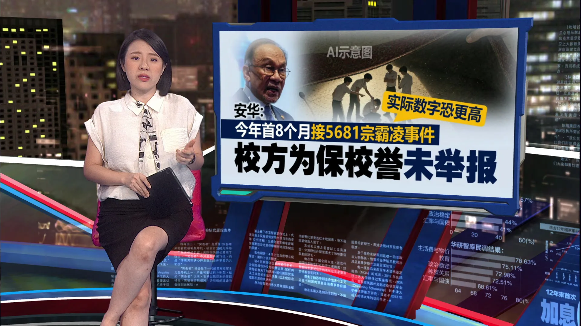 8个月5681宗只是局部   安华: 为了校誉掩盖霸凌